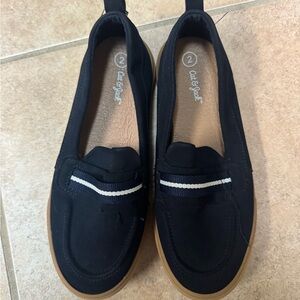 Boys Navy Blue Loafers